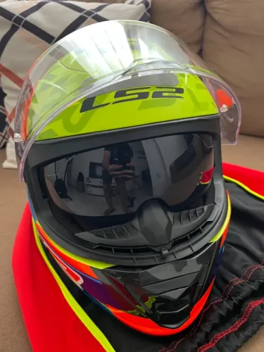 Capacete ls2 bicomposto storm tam 59-60