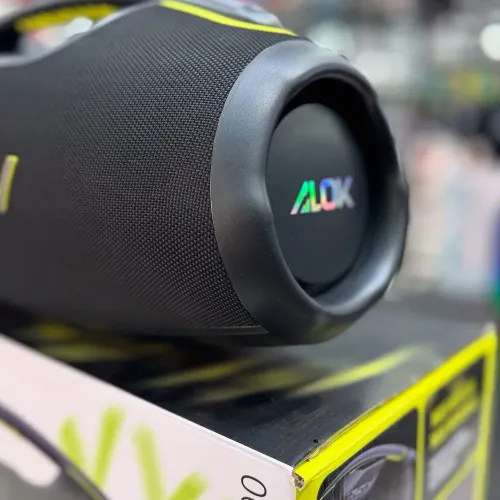 Caixa de som boombox waaw by alok hypeerboom aprova d' água 180w