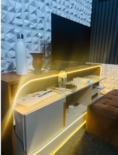 RACK COM LED , SALA DE ESTAR