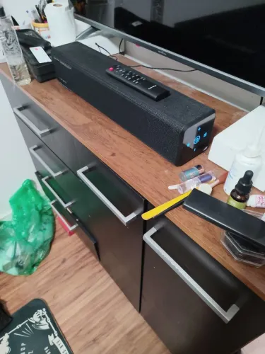 Soundbar home theater 80w som potente