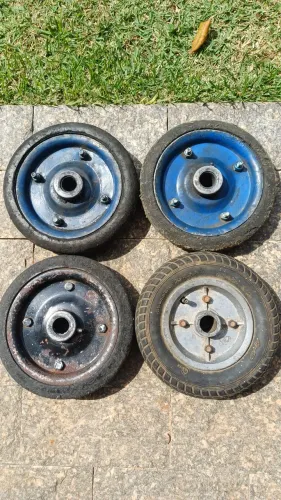 Rodas Carrinho Carga/Carriola