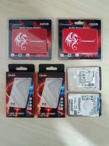 CASE COLDS CONEXÃO TIPO C | HD 500GB / 1TB | SSD 128GB / 240GB
