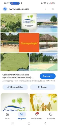 Vendo terreno no Condomínio Colina Park Club