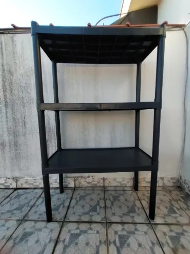 Estante Prateleira Organizadora Plástica Modular 3 prateleiras
