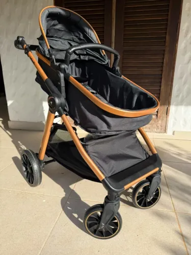 Carrinho de bebê + Moisés Travel System Infanti Romanzo