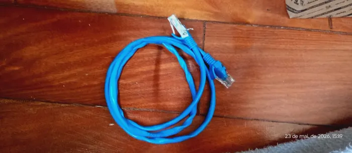 Cabo de rede CAT5E/CAT5 Gigabit 2 Cabos