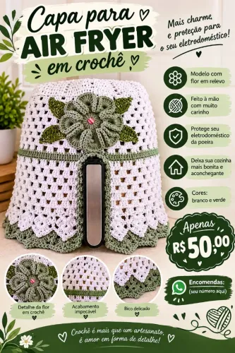 Vendo tudo de crochê