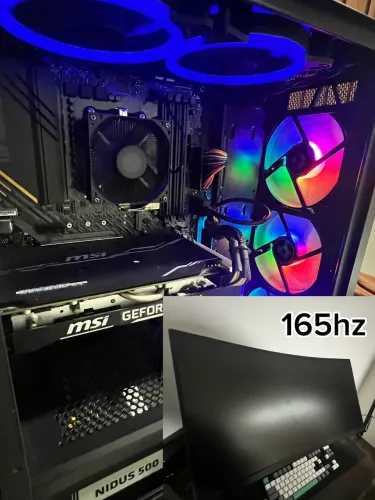 Pc gamer + monitor 165hz