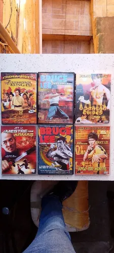 6 filmes KUNG FU originais(...4 do Bruce Lee!) Oportunidade única!