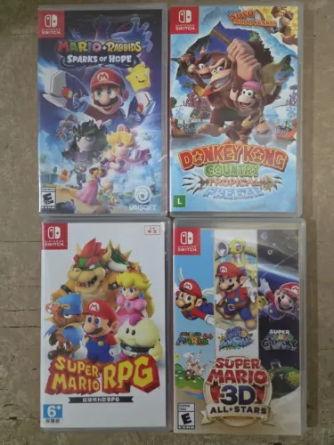 Jogos Nintendo Switch - Super Mario e Donkey Kong (Tijuca)