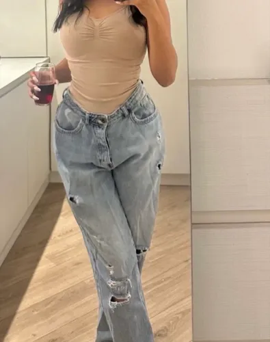 Calça mom jeans