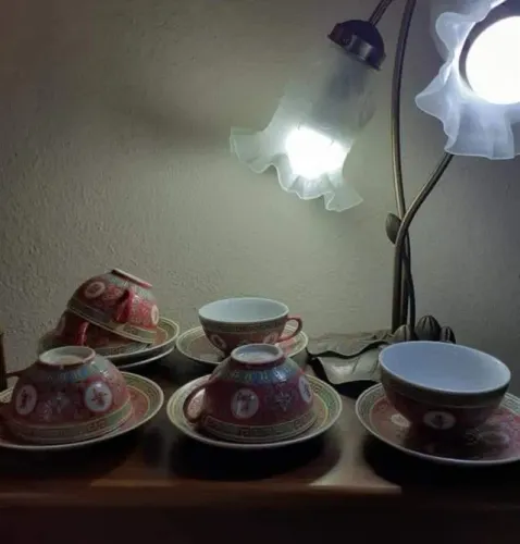 CONJUNTO DE XÍCARAS DE CHÁ CHINESAS