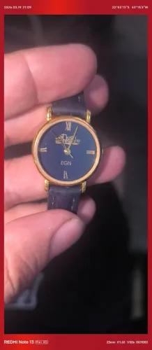 Relíquia,  relogio feminino  Anos 80  folheado  A Ouro  23k  