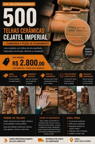 Telhas de barro Cejatel