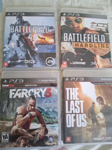 Kit c/ 4 Jogos Playstation 3