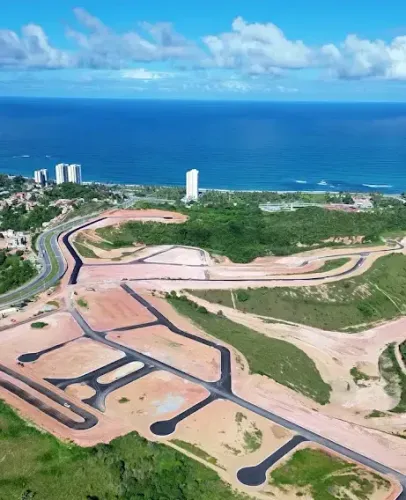 Condomínio Tramonto Vista mar - completo área de lazer - lote 590m² - Repasse