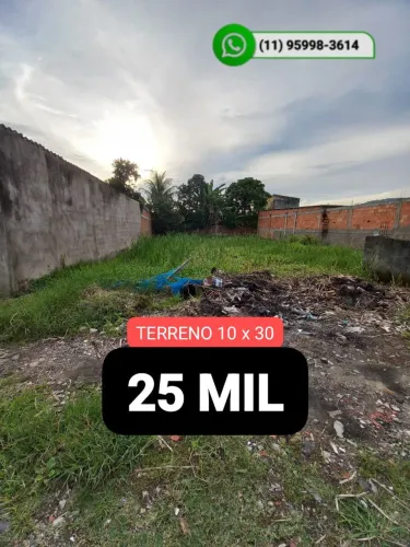 TERRENO 10 x 30 na PRAIA