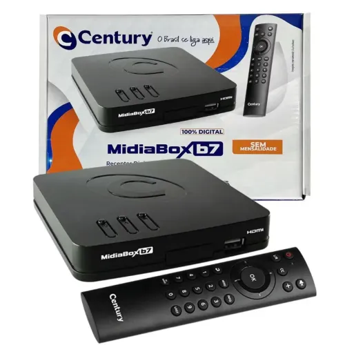 Receptor century hd digital para antena parabolica midiabox B7 