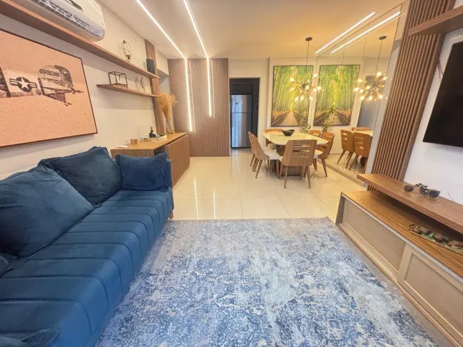 Apartamento à venda no Boqueirão, Praia Grande-SP: 2 quartos, 2 suítes, 2 salas, 3 banheir