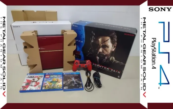Playstation 4 Fat Na Caixa 500gb Metal Gear Limited Edition