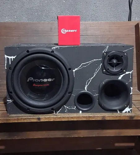 Caixa trio pioneer +Módulo taramps