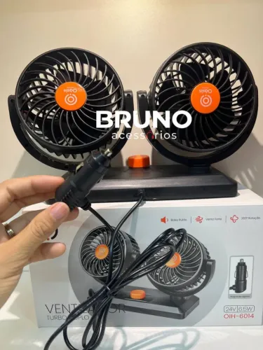 Ventilador duplo automotivo 12v