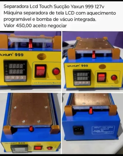 Separadora Lcd Touch Sucção Yaxun 999 127v