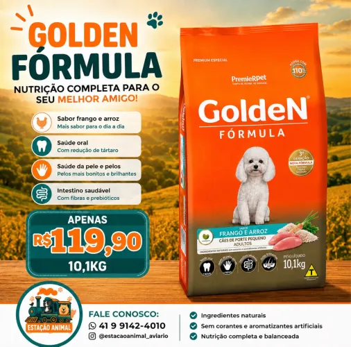 Ração golden RP 10,1kg