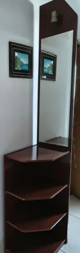 Espelho com abajur 