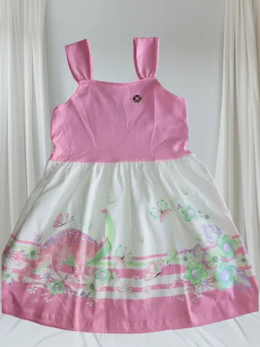 VESTIDO INFANTIL DE ALÇA 3 ANOS BRANDILI