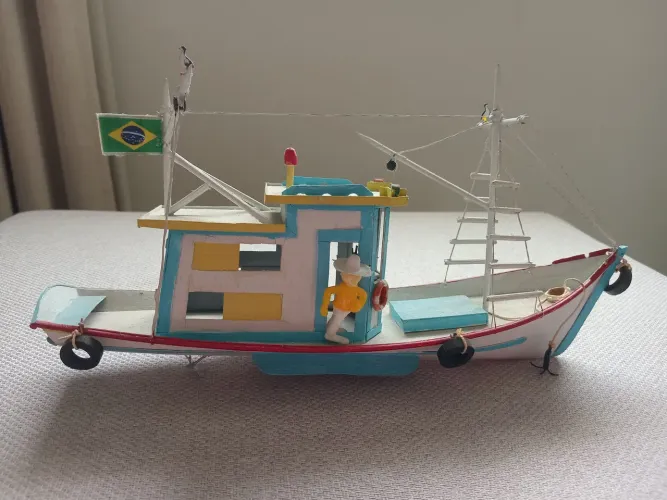 Traineira em madeira
