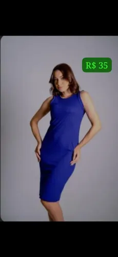 Vestidos  em malha canelada