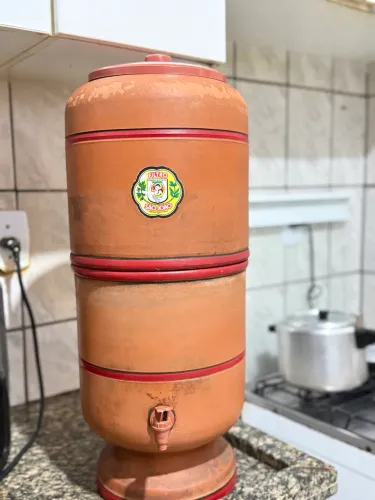Filtro de Barro São João Tradicional 2 Velas - OPORTUNIDADE