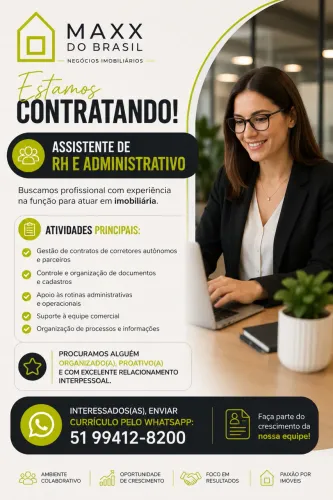 Vaga Assistente RH/ADM