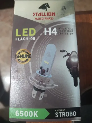  led 6500k strobo luz branca flsh-06 H4