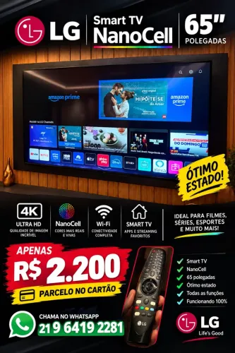 Smart TV LG 65P Parcelo no cartão