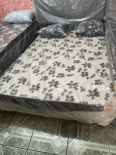 Cama box conjugada casal 14 cm de colchão