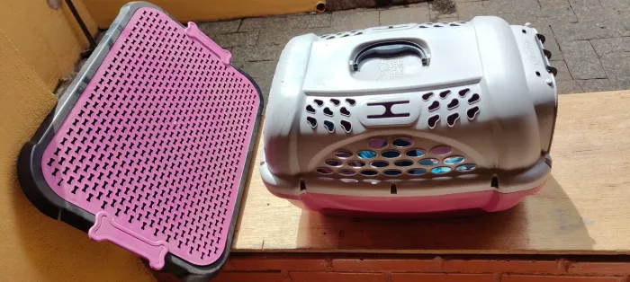 Caixa Transporte Cães e gatos Panther 3 + Tapete Higiênico Brinde.