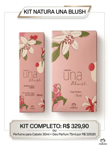 Kit Natura Una Blush