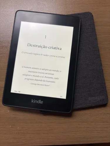 Kindle Paperwhite 10ª geração | 8 GB + capa original Amazon