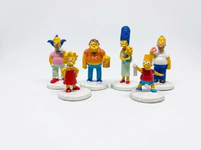 Kit 6 Miniaturas | Os Simpsons | RPG e Coleção