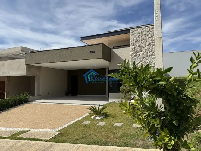 Casa à Venda no Condomínio Gran Reserve em Indaiatuba | 3 Suítes, Escritório, Piscina e En