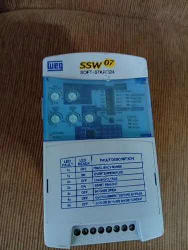 Chave de partida soft starter weg ssw07 30 A