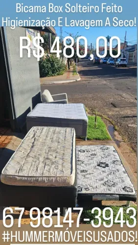 Vende - Se Bicama Box Solteiro Feito Higienização E Lavagem A Seco!