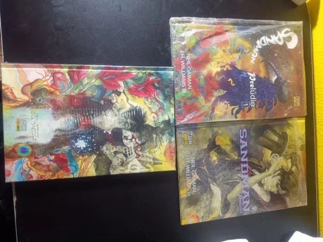 Sandman Prelúdio Completo Vols.1,2,3 Baixou o valor.
