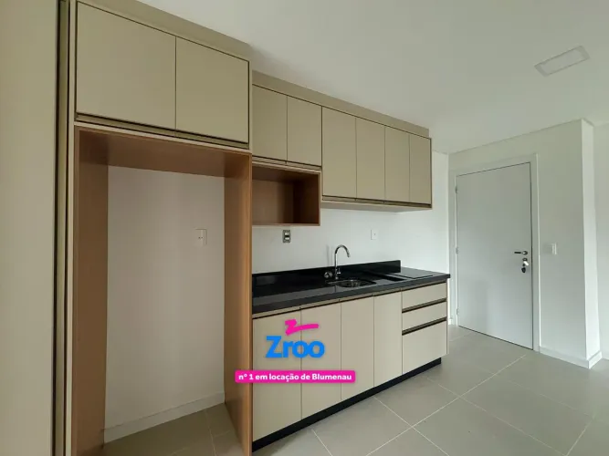 Apartamento com 1 dormitório para alugar, 54 m² por R$ 2.200/mês - Vila Nova - Blumenau/SC