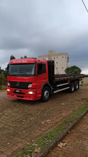 MB ATEGO 2425 carroceria aberta semi leito