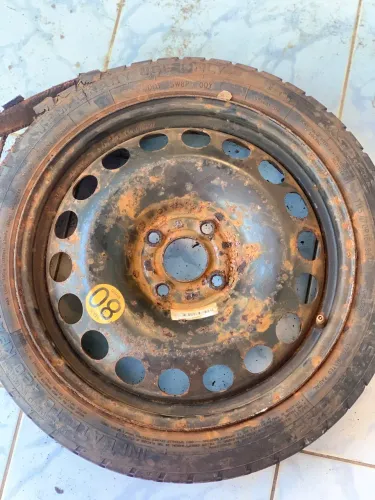 Roda de Estepe Fino Aro 16 Chevrolet 4x100 (Prisma, Onix, Cobalt)