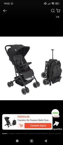 Carrinho de bebê pra gêmeos 