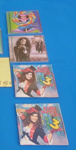 Aline Barros Cds Gospel, Lote com 3u., Cds e capas originais, bom estado.